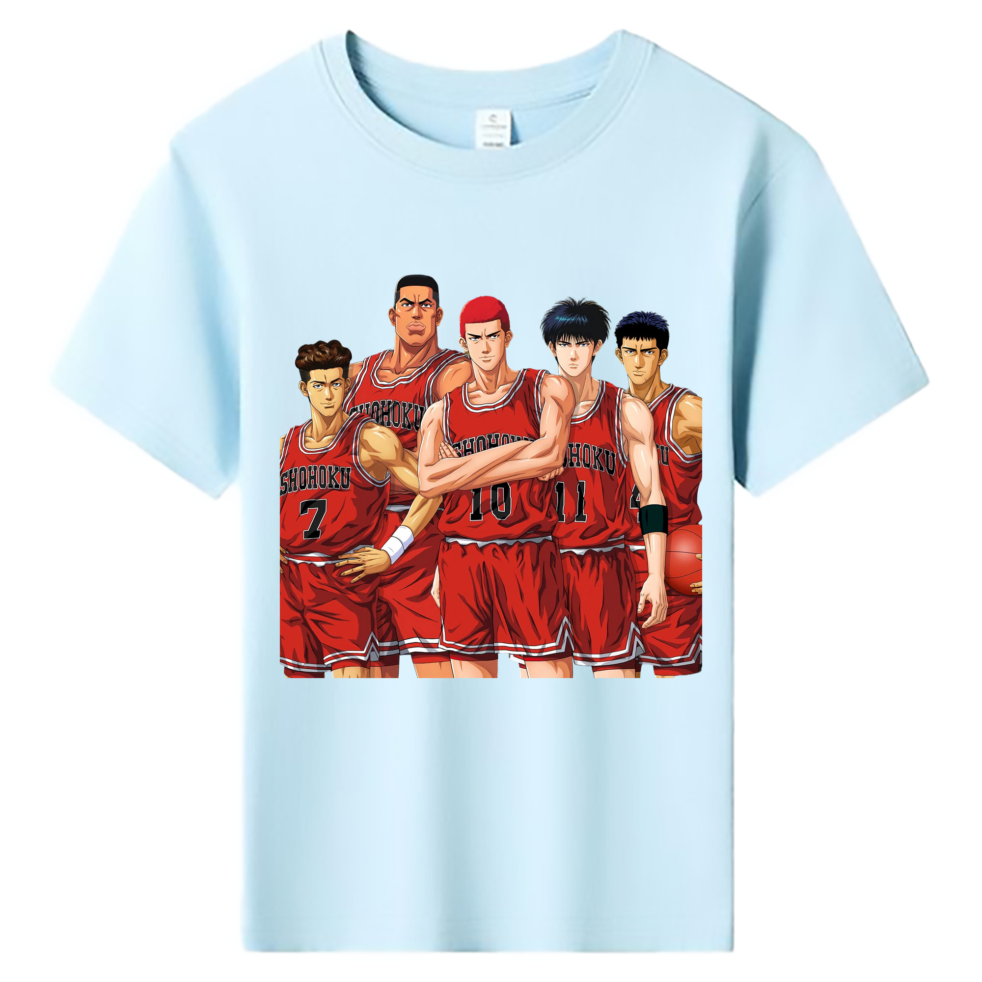 （画像用） SLAM DUNK／スラムダンク 綿100％キッズTシャツ（フロントプリント）